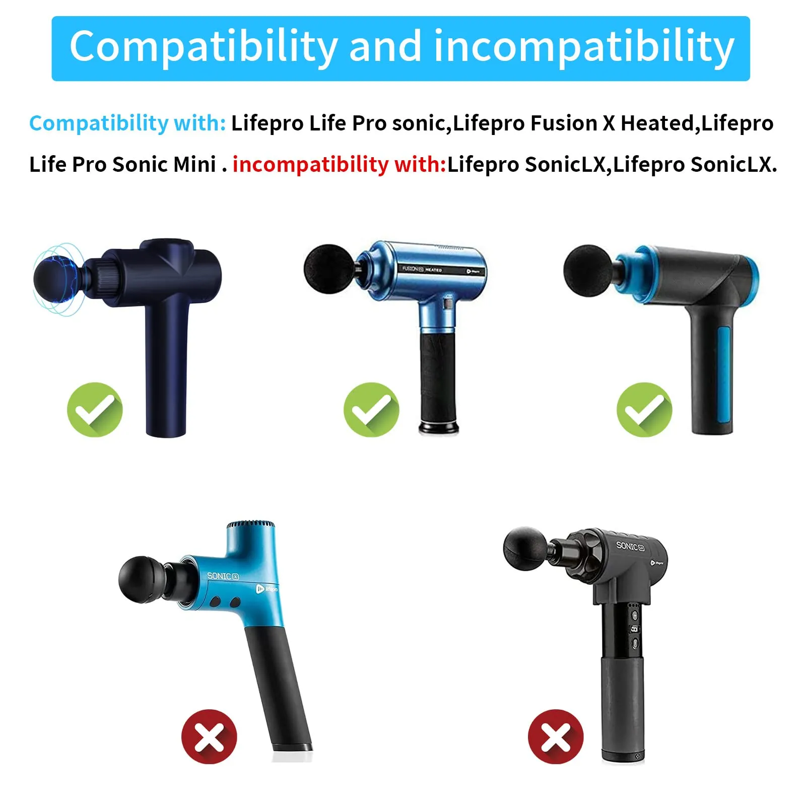 16.8V Charger for Massage Gun,16.8V 2A 1A DC Power Cord for LifePro Sonic, Sonic Mini, Sonic Pro, Fusion X, Sonic Pro Handheld Percussion MassageGun and 14.4V 14.8V Battery Charger.