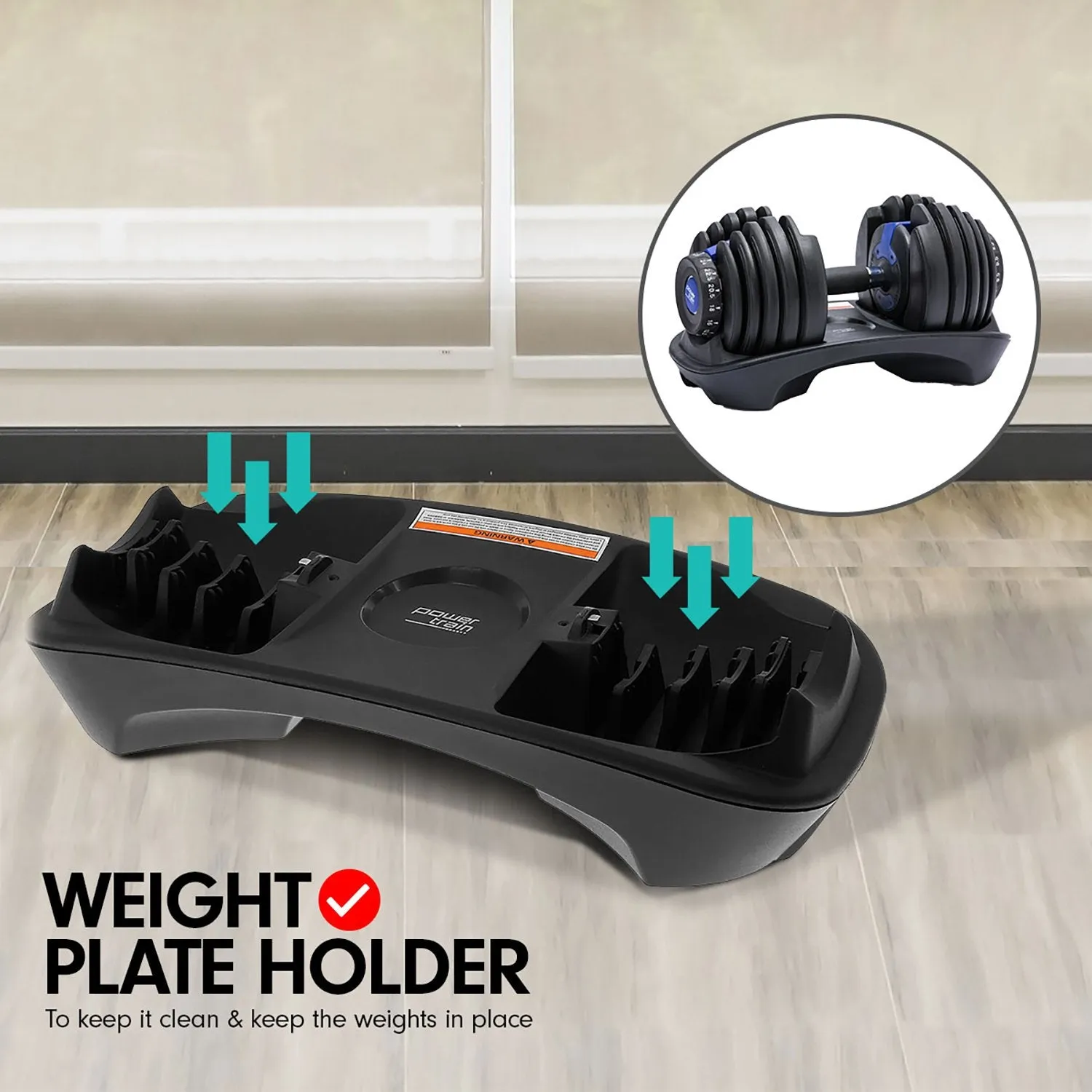 24KG Adjustable Home Gym Dumbbell | Blue