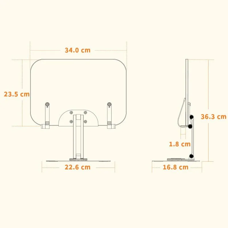 360-degree Rotating Desktop Bookshelf with Tablet Stand