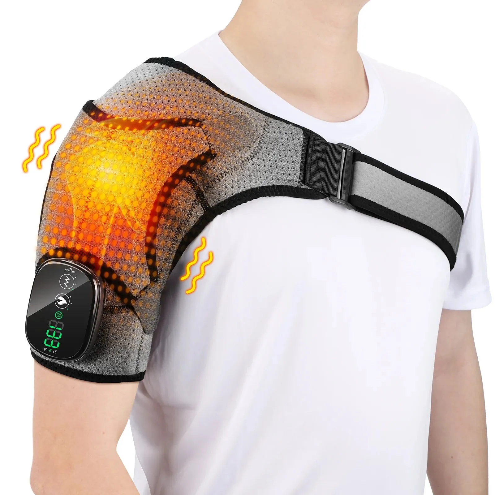 Adjustable Electric Shoulder Massager For Pain Relief