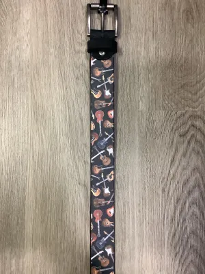 Bench Craft Leather Genuine Leather Belt Guitars Black 6165