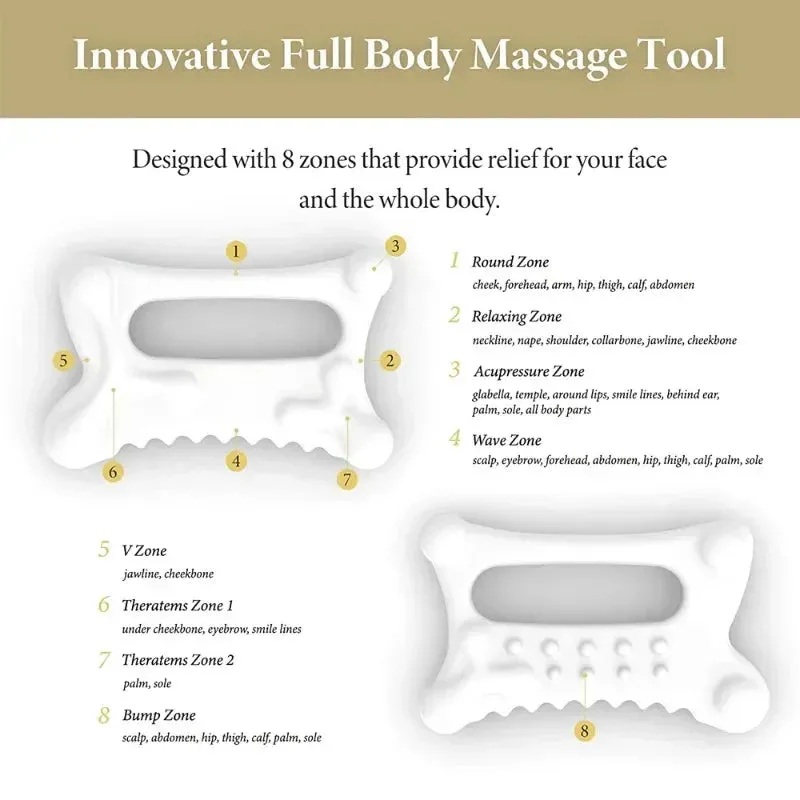 Body Skin Care Relaxation Scraper Body Relaxation Fat Guasha Board Face Lift Muscle Relief