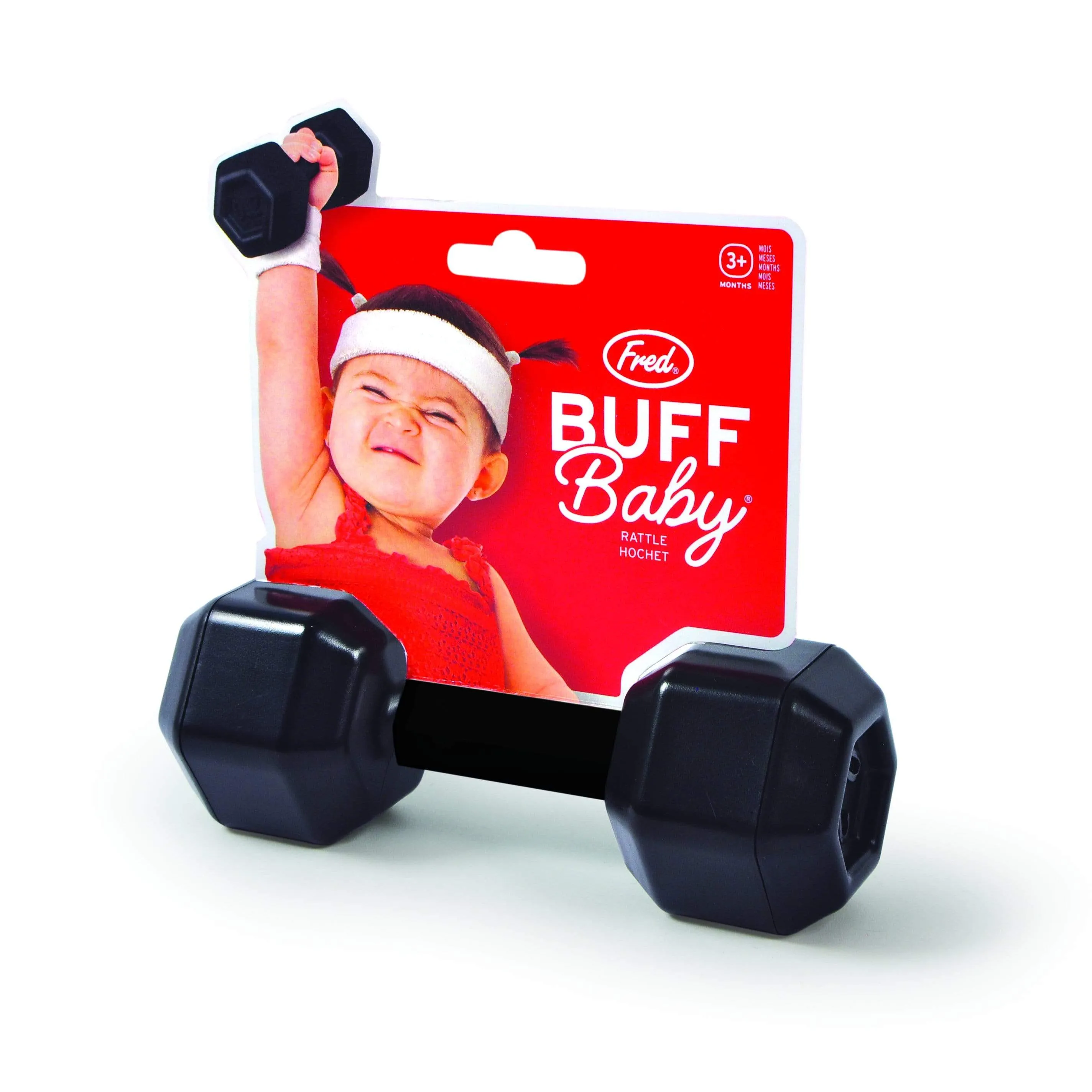 Buff Baby - Dumbbell Rattle by Fred   Friends
