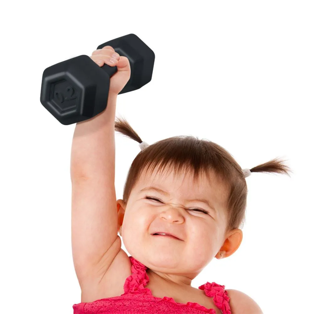 Buff Baby - Dumbbell Rattle by Fred   Friends