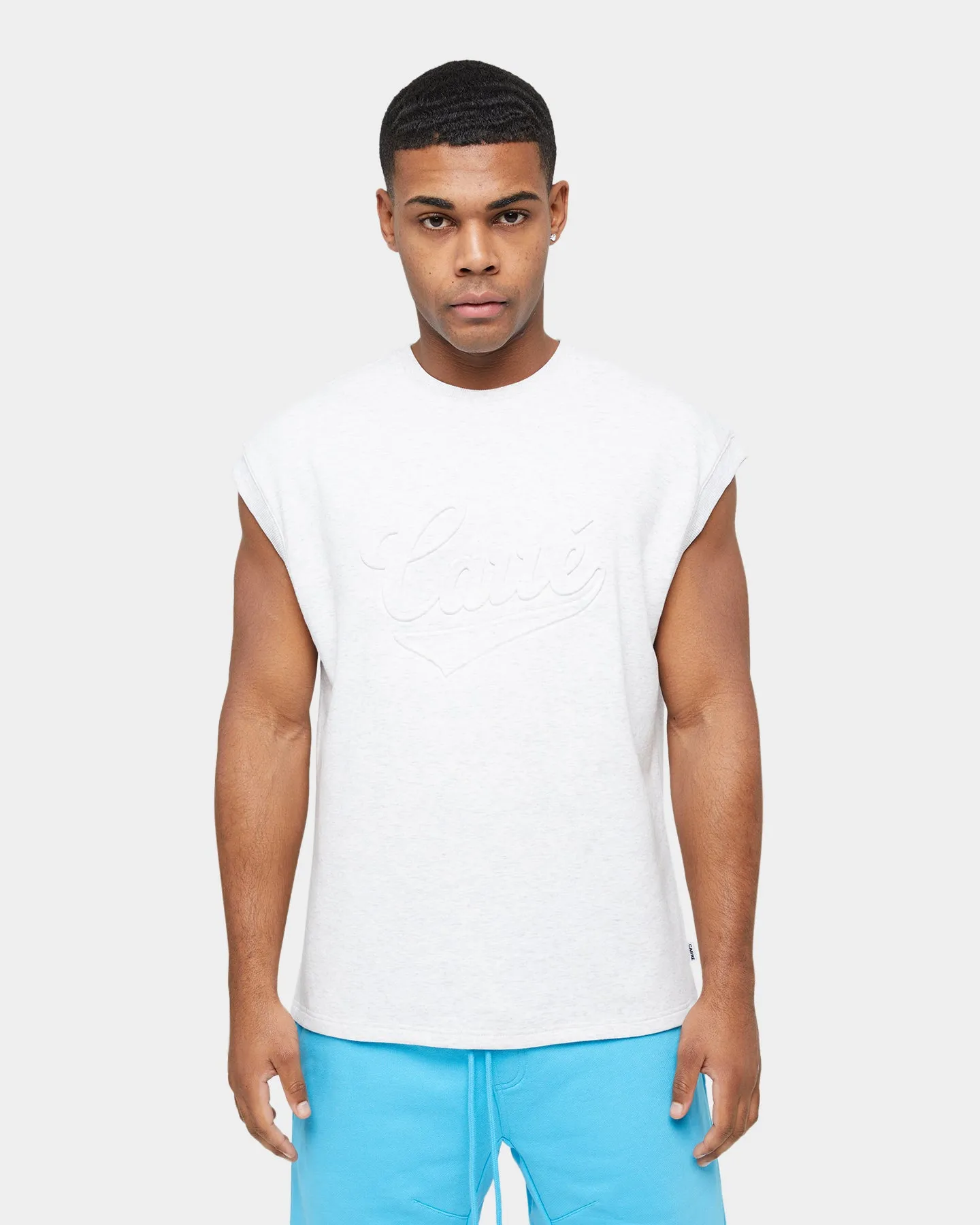 Carre Forme Muscle T-Shirt Light Grey