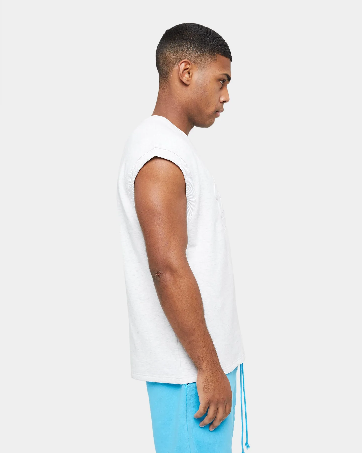 Carre Forme Muscle T-Shirt Light Grey
