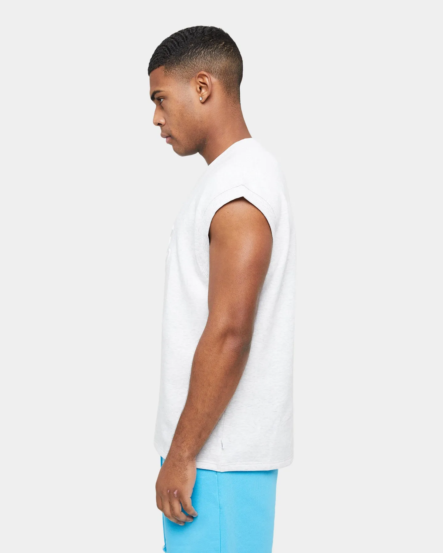 Carre Forme Muscle T-Shirt Light Grey