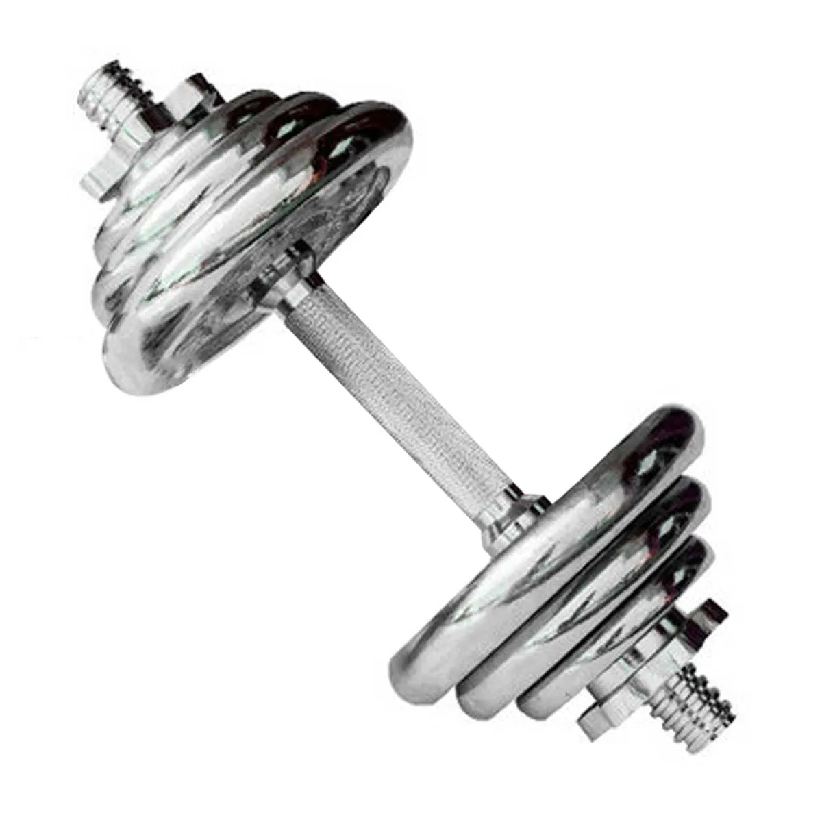 CHROME DUMBBELL 1 PIECE SET (15KG)
