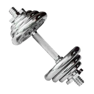 CHROME DUMBBELL 1 PIECE SET (15KG)