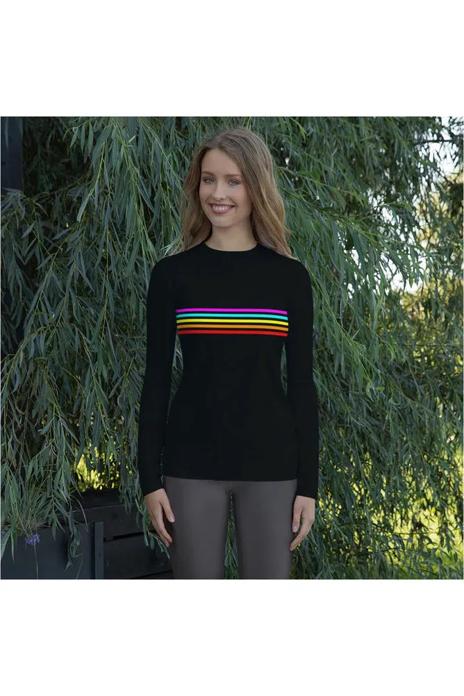 Color Bands Women's Rash Guard