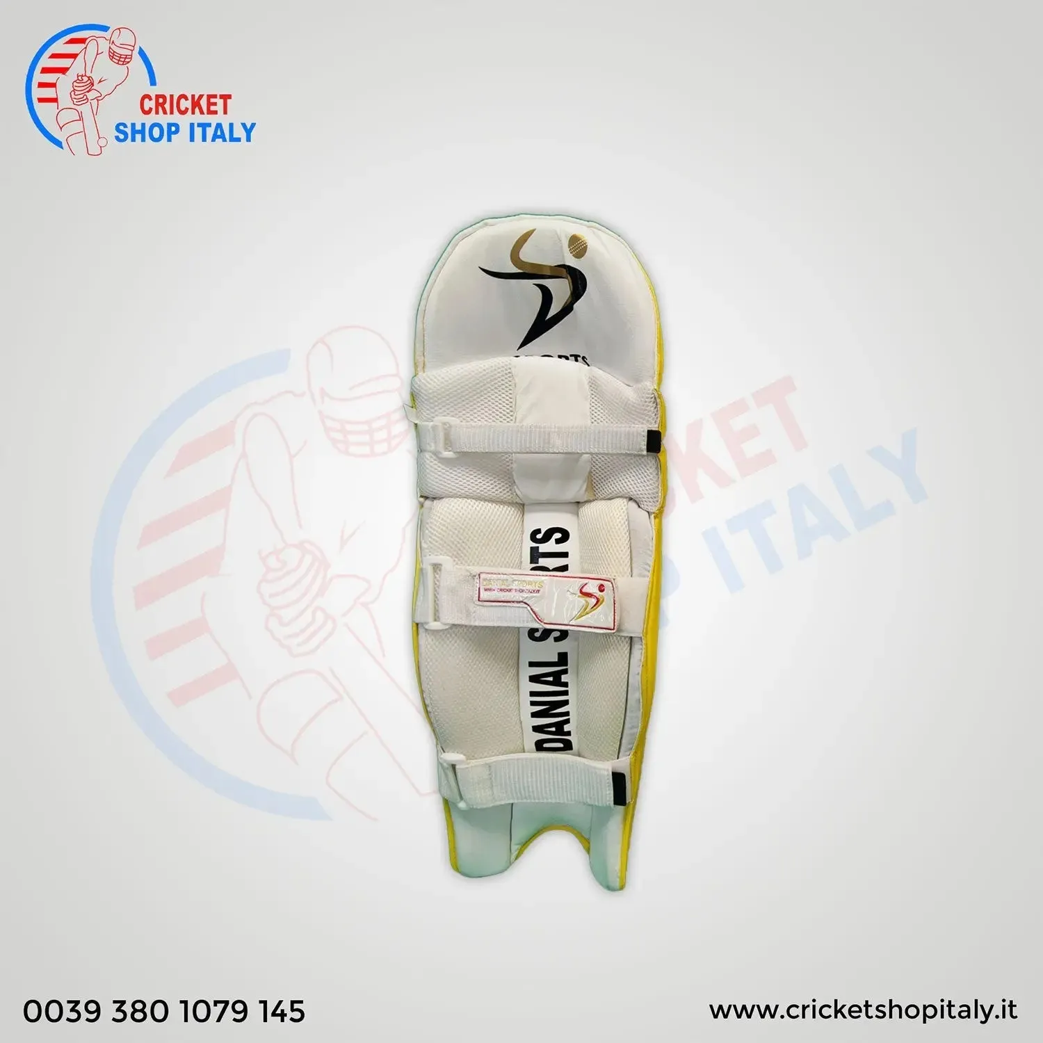 DS 1.0 Yellow Batting Pads Youth Ambi