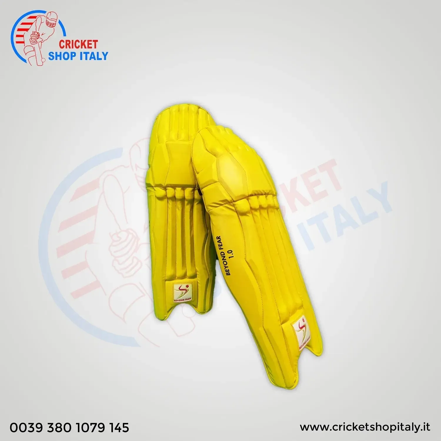 DS 1.0 Yellow Batting Pads Youth Ambi