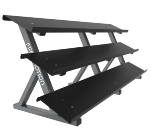 FreeMotion Three Tier Tray Style Dumbbell Rack