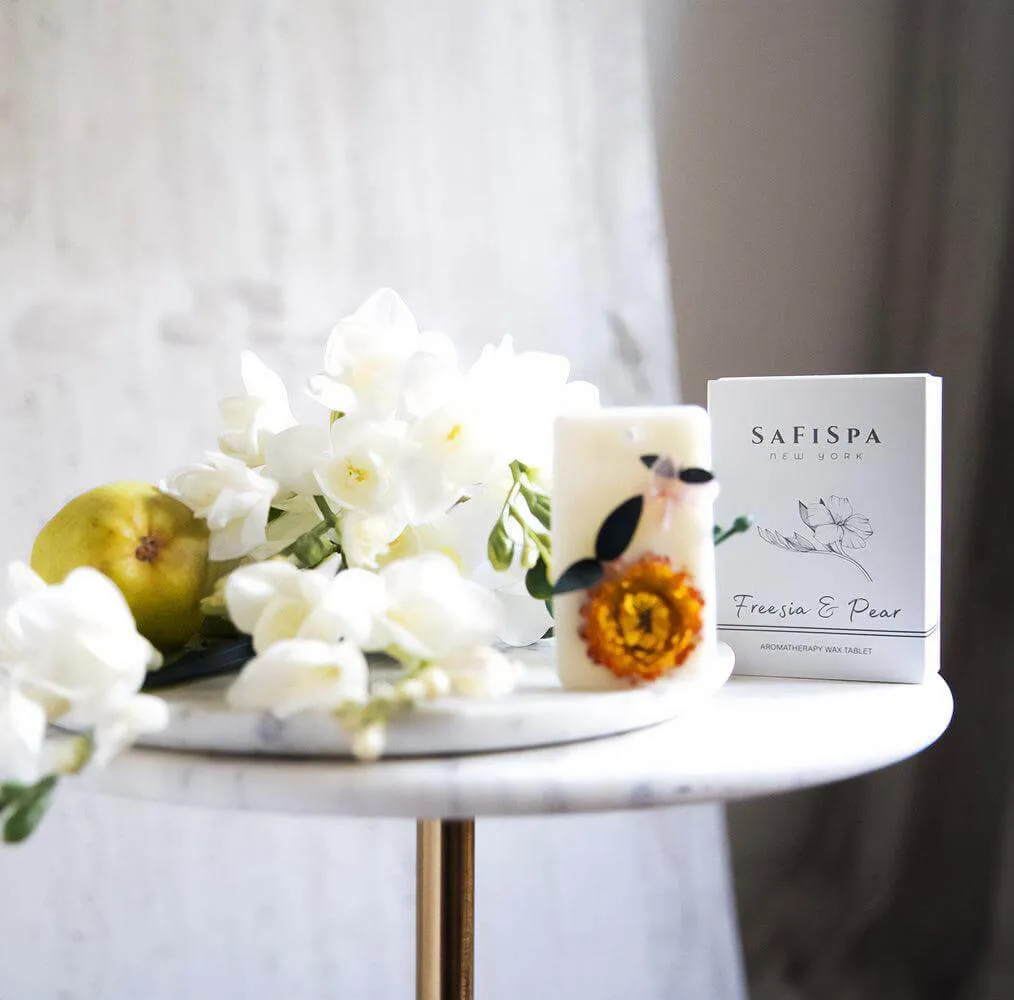 Freesia & Pear Wax Home Fragrance Tablet | SaFiSpa