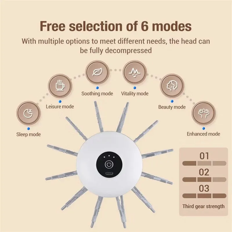 Jing Electric Head Massage Tingler Massage Decompression Scalp Massager