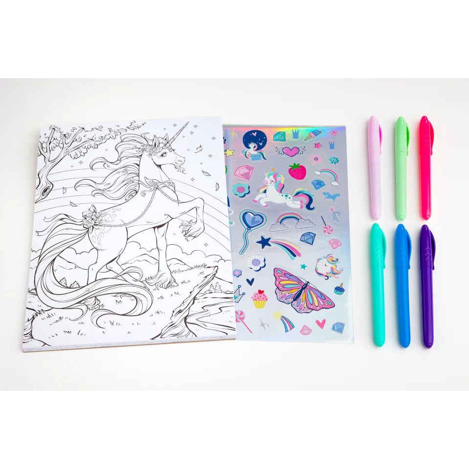 Kaleidoscope Colouring Kit: Rainbow Unicorns