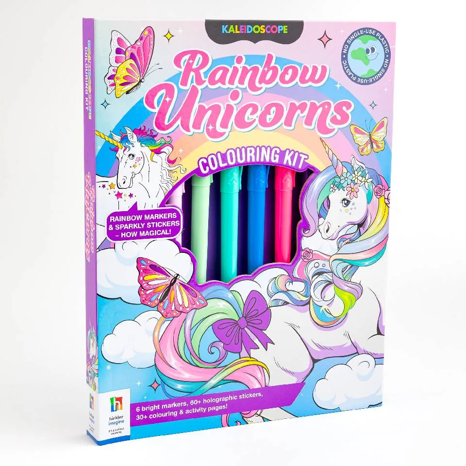 Kaleidoscope Colouring Kit: Rainbow Unicorns
