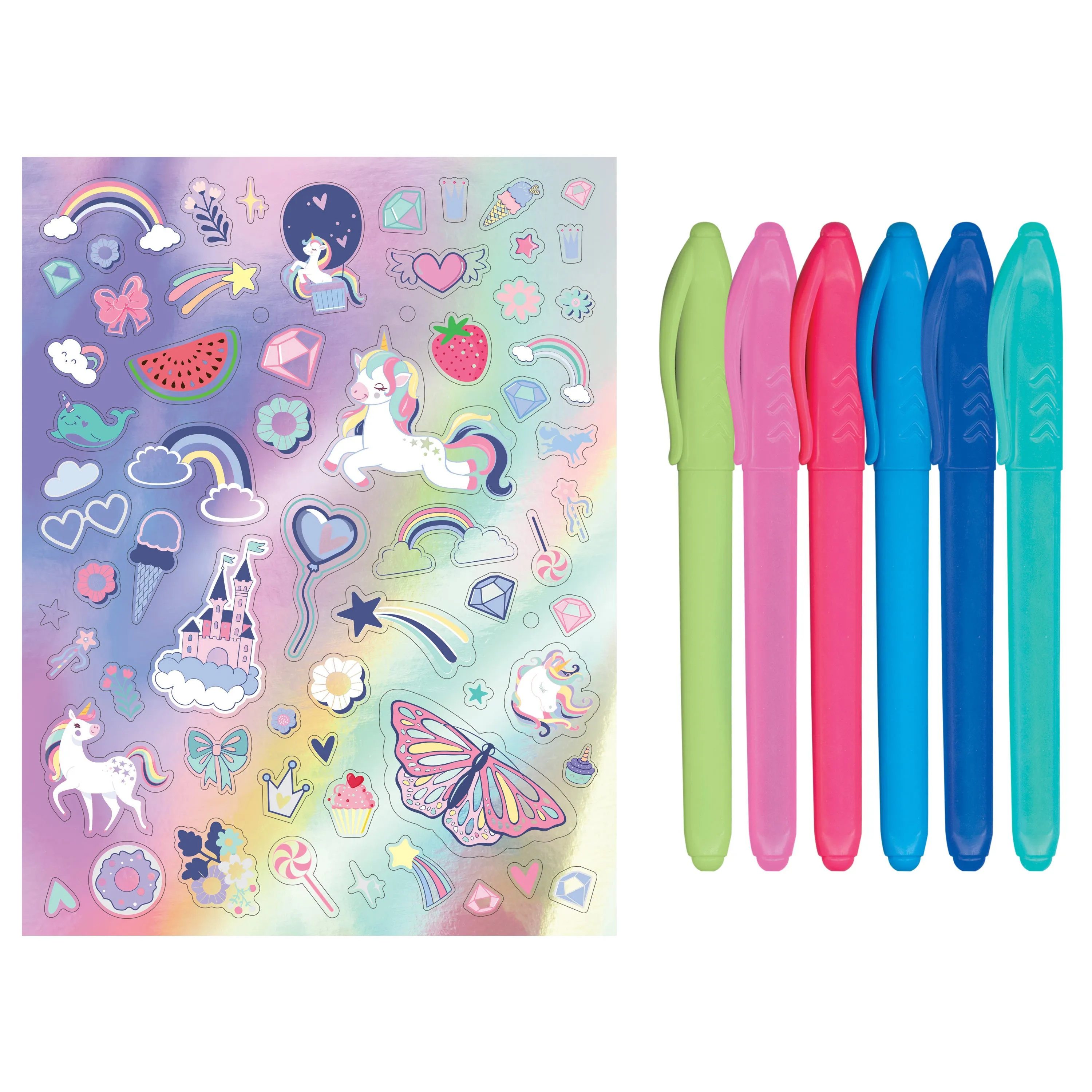 Kaleidoscope Colouring Kit: Rainbow Unicorns