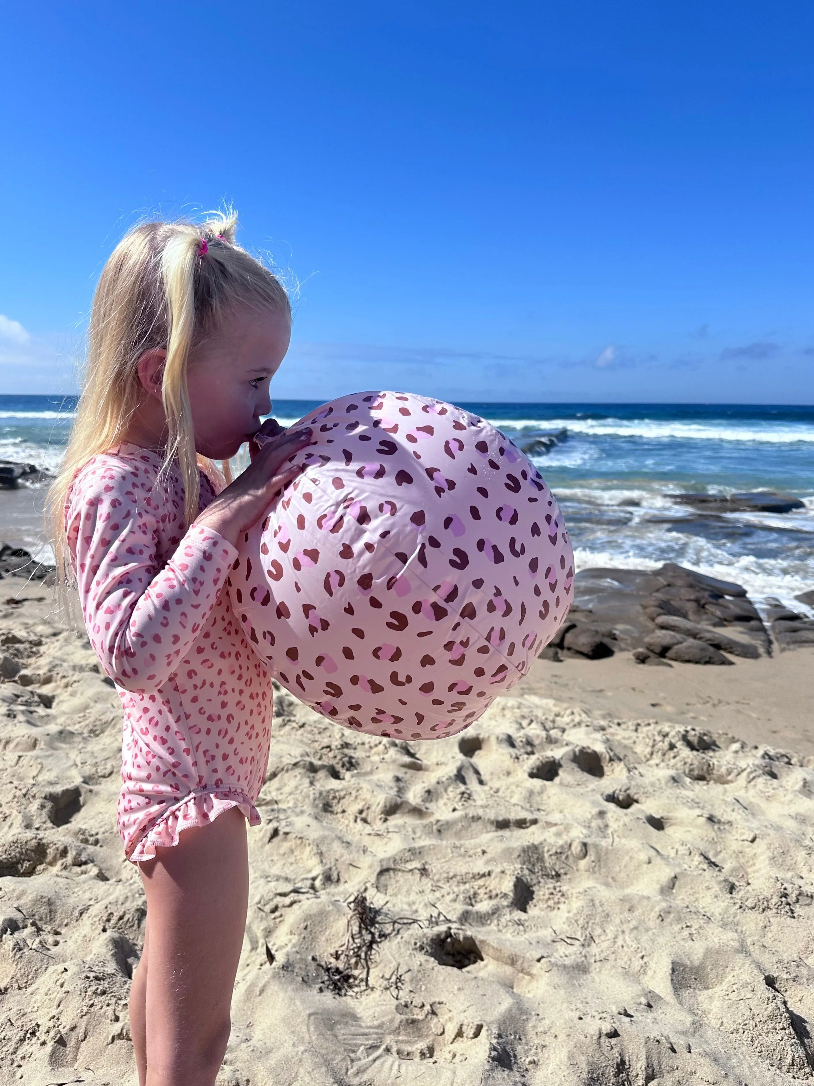 Leopard | Old Pink Beach Ball  51 cm