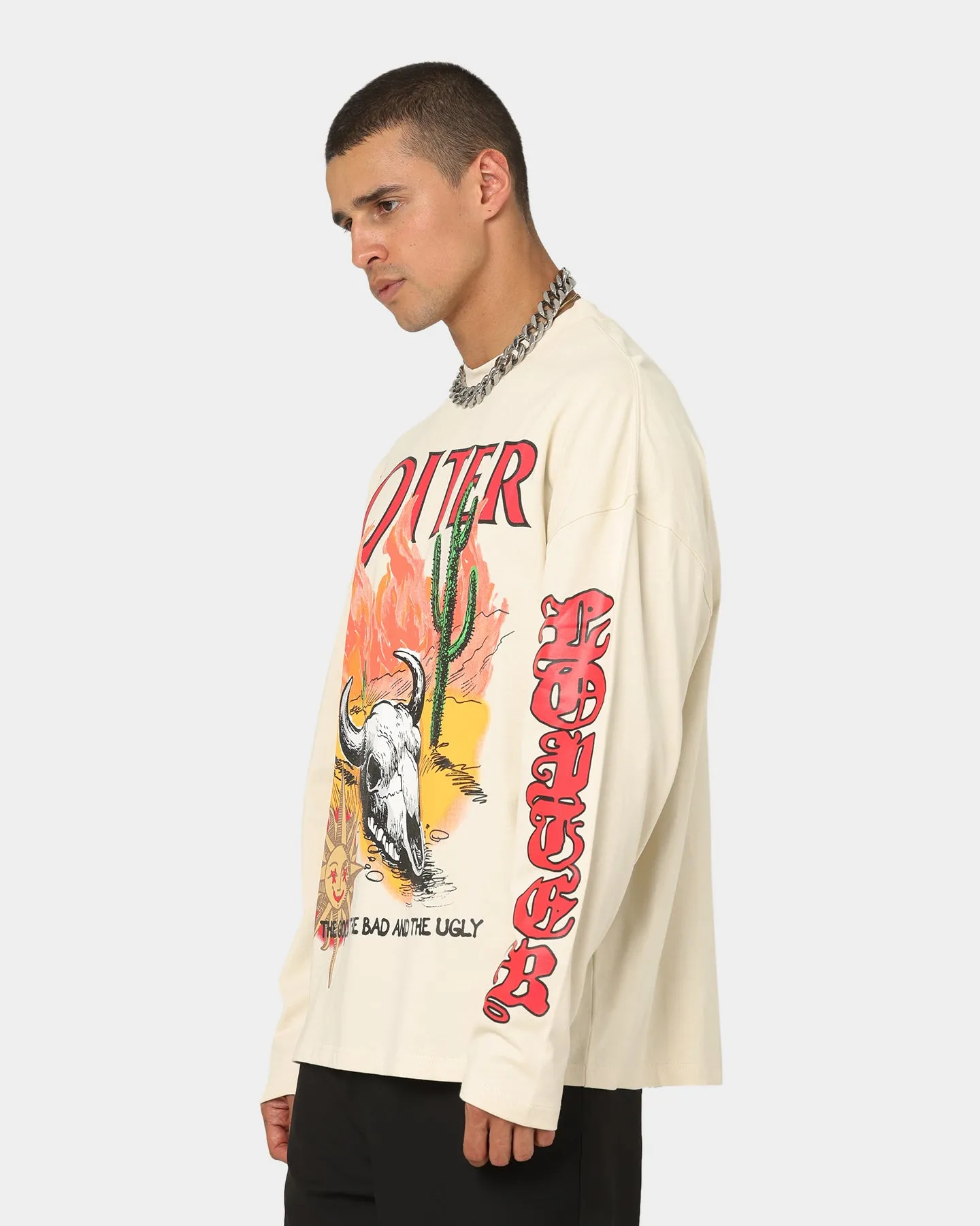 Loiter Rodeo Long Sleeve T-Shirt Sand