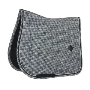 Pied-de-Poule Saddle Jump Pad - Black