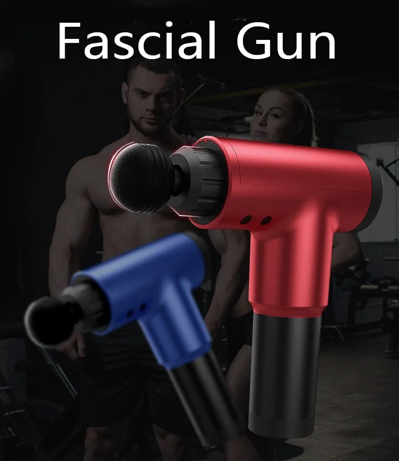 Professional Deep Tissue Muscle Massager Gun Body Massage Gun Fascial Gun Reduce Muscle Tension Relief Device