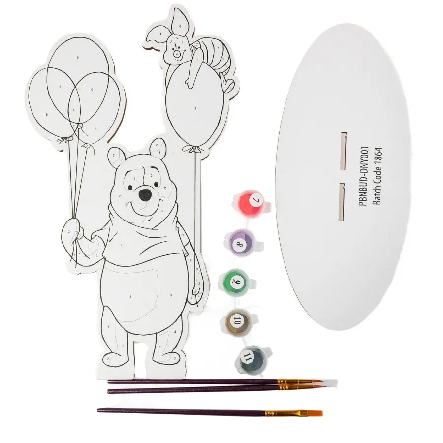 "Winnie the Pooh" Disney Paint By Numbers XL Buddies Kit